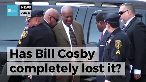Cosby Voices One Of His Popular Cartoon Characters As He Leaves The Courthouse