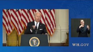 Biden Blames Trump For His Afghanistan Withdrawal