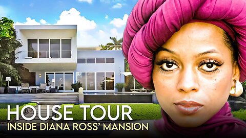 Diana Ross | House Tour | $15 Million Miami Mansion & More