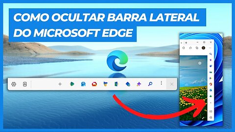 COMO OCULTAR A BARRA LATERAL DO MICROSOFT EDGE