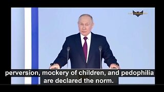 Putin Drops Truth Bombs in War Time Speech