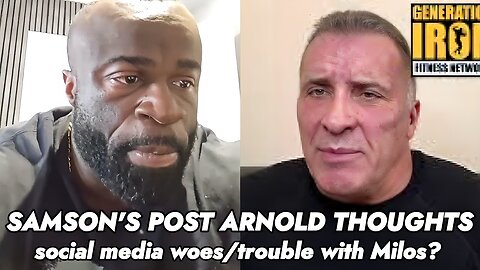 SAMSON DAUDA POST ARNOLD CLASSIC-UPSET WITH SOCIAL MEDIA/TROUBLE WITH MILOS?