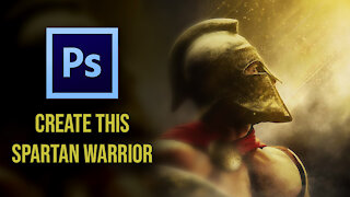 How To Create A Spartan Warrior Image - Photoshop