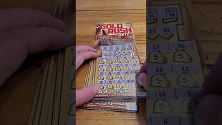 Florida Gold Rush Lottery Ticket Scratch Offs!