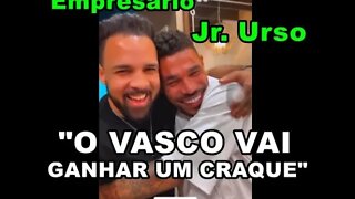 Junior Urso é do Vasco! - Empresário anunciando o jogador em story