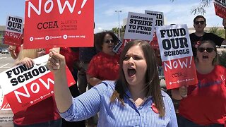 Students react to looming teacher strike, principal put on leave