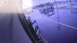 Surveillance video shows truck slam into Warren bus stop, injuring 6