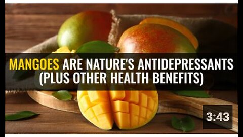 Mangoes are nature's antidepressants (plus other health benefits)