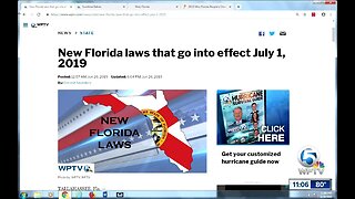 New Florida laws go into effect July 1