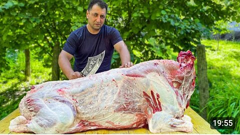 Butchering A Whole Bull For A Superrepice
