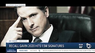 Organizers: 1.5 million signatures collected in Recall Newsom campaign