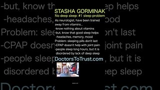 Stasha Gorminak As neurologist know nothing about vitamins-but, know that sleep helps -headaches