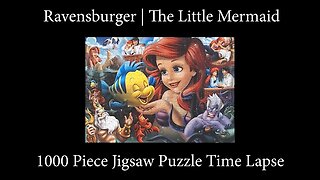 1000-Piece Jigsaw Puzzle Time Lapse | Ravensburger | The Little Mermaid