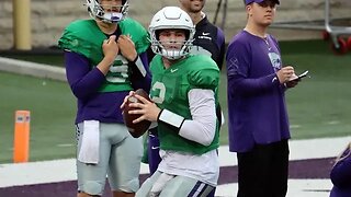 Kansas State Football | Highlights from the Wildcats' Tuesday morning practice | April 5, 2022