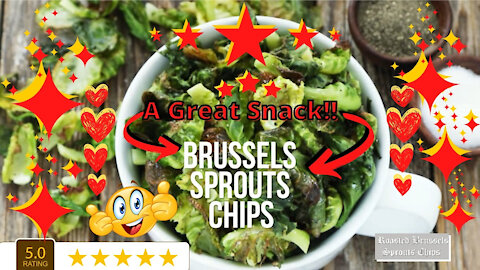 Roasted Brussels Sprouts Chips - Delicious Snack Recipe