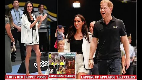 Prince Harry and Meghan Markle are acting like a 'celebrity power couple' at Invictus Games