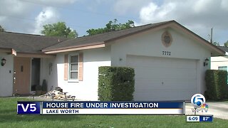 Lake Worth house fire under investigation