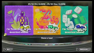 Making the Correct Choice in Splatoon 3