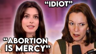 Mom REACTS To Anne Hathaway Is A Babbling Idiot