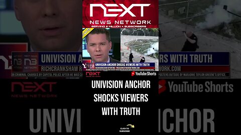 Univision Anchor Shocks Viewers with Truth #shorts