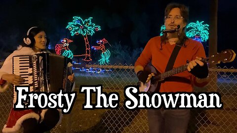 Frosty The Snowman on #banjo, #accordion and #harmonica