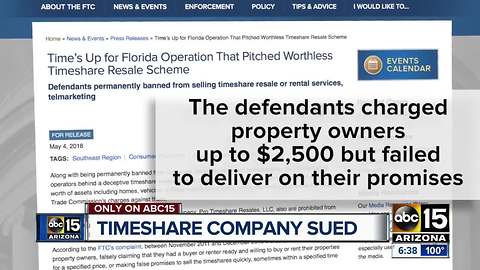 Timeshare company sued, accused of charging customers more than advertised