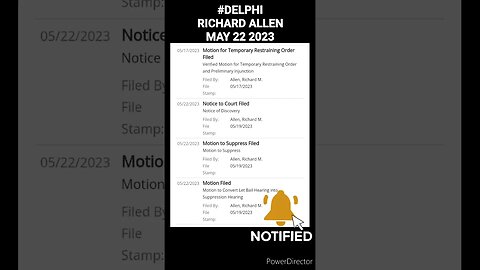 Richard Allen new court filings Motion to Suppress May 22 2023 #breakingnews #delphi