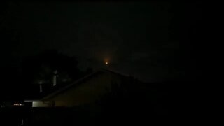 Night Launch SpaceX Falcon 9 Rocket (viewed from my backyard)