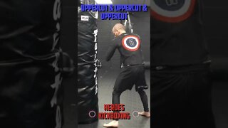 Heroes Training Center | Kickboxing "How To Double Up" Uppercut & Uppercut & Uppercut BH | #Shorts