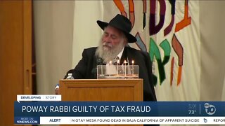 Poway rabbi pleads guilty to tax fraud