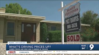 Why are home prices high and rising in the Tucson market?