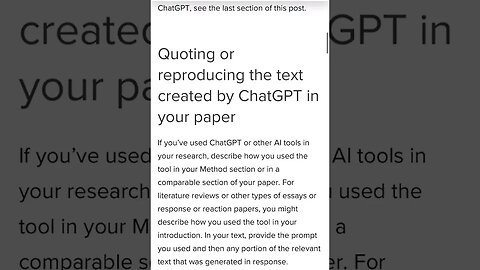 How to Cite ChatGPT