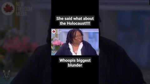 Whoopi Goldbergs comments on the Holocaust #whoopigoldberg #shesaidwhat?