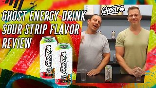 Ghost Energy Drink Sour Strip Flavor Review & Taste Test