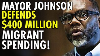 Mayor Brandon Johnson doubles down on misinformation when asked about Chicago migrant spending