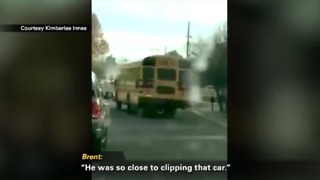 School bus driver fired after crash was caught on camera