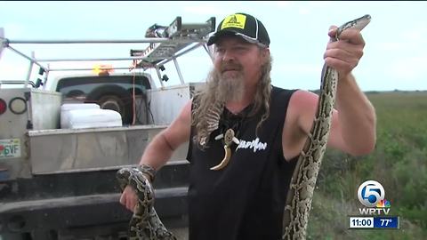 Python hunter’s celebrate 1,000th catch after a year in new program