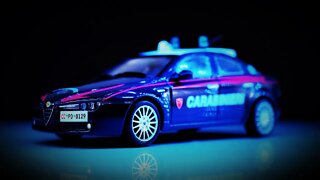 Alfa-Romeo 159 Carabinieri - Grani & Partners 1/43 - 2 MINUTES REVIEW
