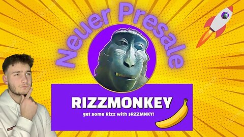 🔔Mit Rizz zum Erfolg?! | ($RZZMNKY) | ICO | @CryptoTalkzz