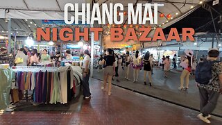 Chiang Mai Night Bazaar 🌆 [4K HDR]