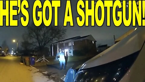 (Full Version) Bodycam Video Shows Officers and Suspect Lamar Ivan Blue Exchange Gunfire | 11/12/22