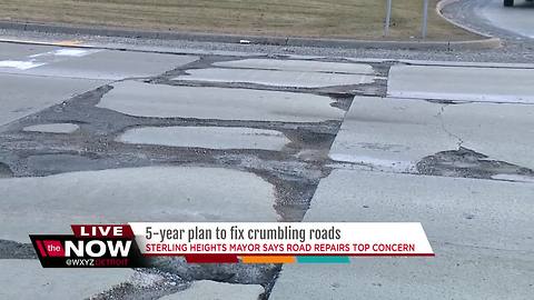 5-year plan to fix crumbling roads