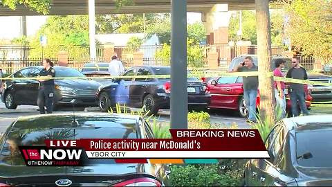 Heavy police presence at Ybor City McDonald's as detectives investigate tip