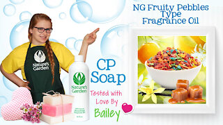 Soap Testing NG Fruity Pebbles Type Fragrance Oil- Natures Garden