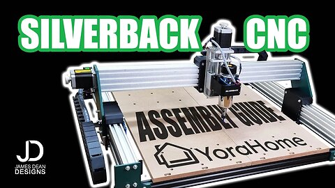 Building and first cut on the YoraHome Silverback CNC router machine