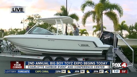 Second annual Big Boy Toyz Expo begins in Punta Gorda - 7am live report