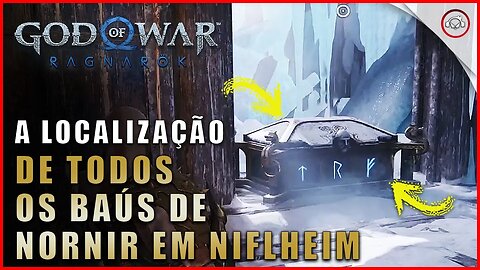 God of war Ragnarok, A localização de todos os baús de Nornir em Niflheim | Super dica