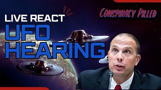 David Grush UFO Testimony LIVE React w/ PJ and Abby form Conspiracy Pilled