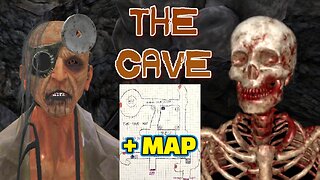 Soul Eyes Demon - The CAVE - Gameplay, Tutorial, Map, Secret Exit (Dr. Blood and Skeleton Monster)