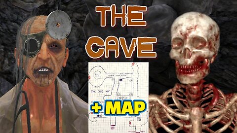 Soul Eyes Demon - The CAVE - Gameplay, Tutorial, Map, Secret Exit (Dr. Blood and Skeleton Monster)